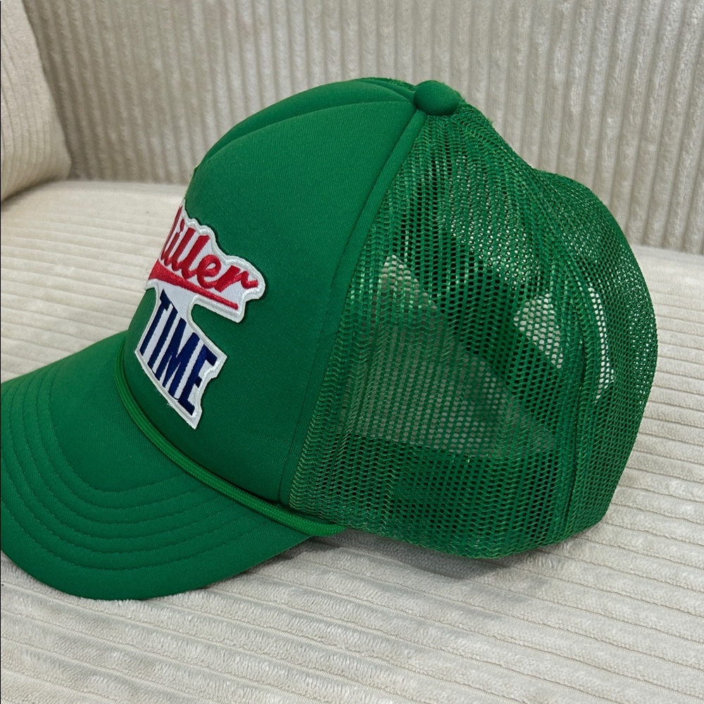 GIGI PIP VTG Green Mesh Trucker Hat - Picture 6 of 7